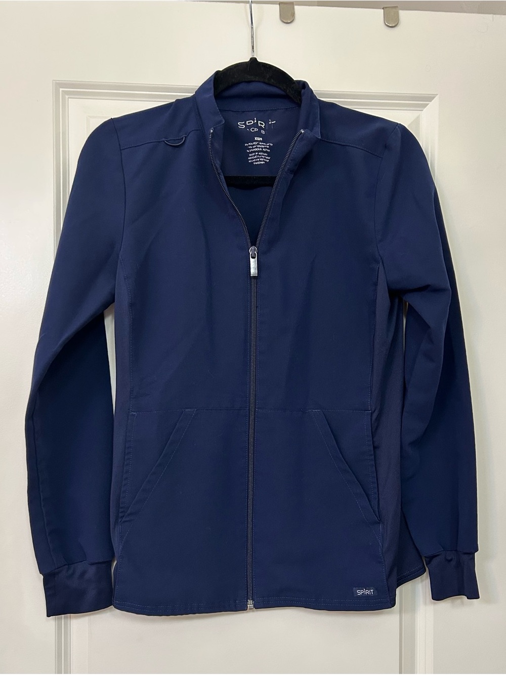 Navy Spirit Scrubs Nursing Jacket